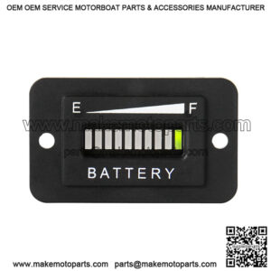 Runleader 36V LED Battery Capacity Indicator, Battery Charge &Discharge Meter,Suitable for Lead Acid Battery(but not Trojian's),Works on Golf Cart Electric Vehicle Star Car Stacking Machine Alternator