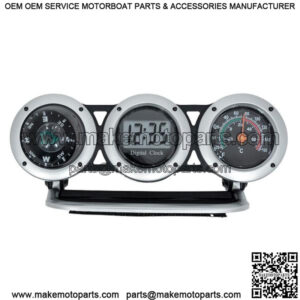 Bell Clock/Compass /Thermometer Combo for Golf Cart