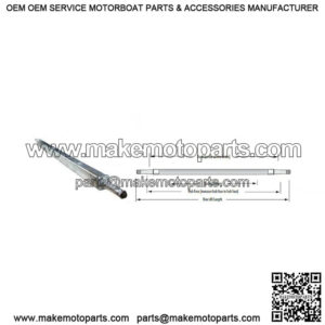 48.25" Square Galvanized Trailer Axle (1,200 lb.)