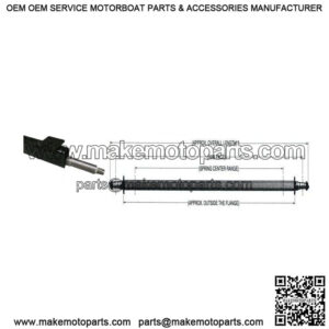 65" Painted Trailer Axle (Straight)