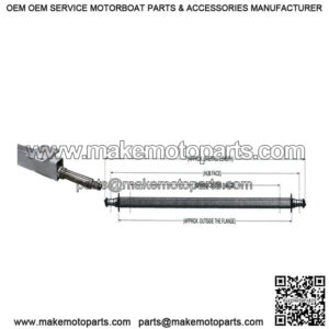 72" Galvanized Trailer Axle (Straight)