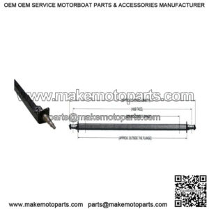 82" Painted Trailer Drop Axle (3500 lb.)