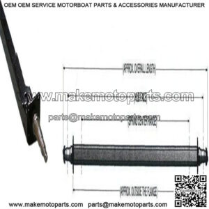 86" Painted Trailer Drop Axle (3,500 lb.)