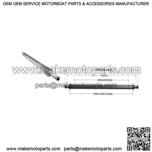 1.5" Square Galvanized Trailer Axle (1,200 lb.)