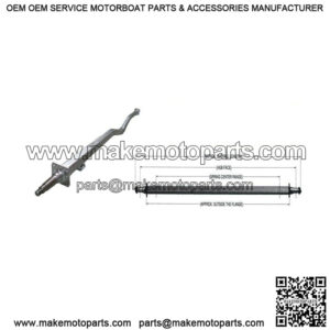 2" x 3" (3,500 lbs.) Drop Center Axle