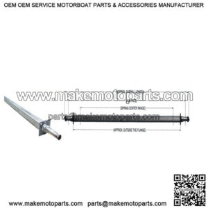 79.12" Square Galvanized Trailer Axle (3500 lb.)