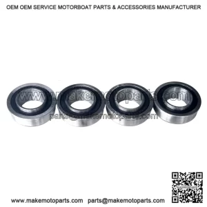 4PCS Front Wheel Bushing to Bearing Conversion Kit Replaces Craftsman, Sears, AYP, Poulan, 9040H - 9040-H - OEM Upgrade - Bearing