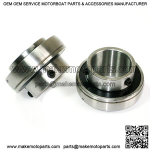 2 NEW SEALED BALL BEARINGS GO KARTS, PLATED 1" REAR AXLE BEARING