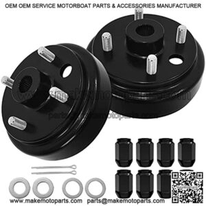 EZGO Brake Drum hub 1 Inch Large Hole Fine Spline for 1991 up 4 Cycle Gas EZGO TXT/Medalist/RXV/Marathon/MPT/Columbia Golf Cart OEM#21807G1, 41843-94