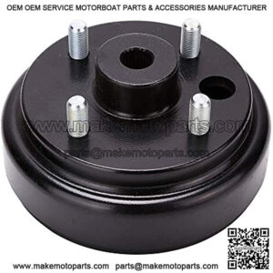 Golf Cart Brake Drum/Hub Assembly (Electric) for EZGO TXT Golf Carts Replace# 19186G1