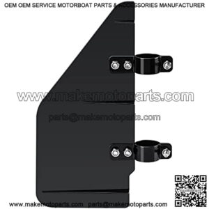 Trolling Motor Accessories, Haoguo Paddle Boat Parts, Boat Rudder Fits Most 24-55 Thrust Trolling Motors, Great for Pontoon, Fishing Kayak, Canoe, Jon Boat