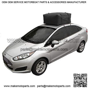 Rightline Gear Range Jr Car Top Carrier, 10 cu ft Sized for Compact Cars, Weatherproof +, Attaches With or Without Roof Rack