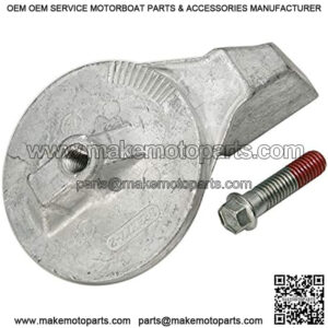 Quicksilver 822777Q1 Aluminum Trim Tab Anode - Mercury or Mariner Outboards and MerCruiser Stern Drives Using High Rake Propellers, Unspecified