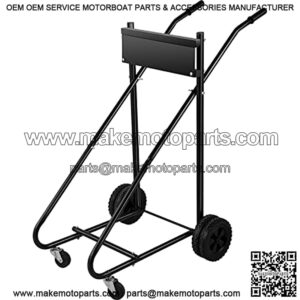 OutBoat Motor Stand, 350 LBS Board Motor Carrier, 160 KG Outboard Engine Stand, Six Wheels Boat Motor Dolly, Heavy Duty Multi Purposed Portable Boat Motor for Motor Repair, Maintenance, Storage