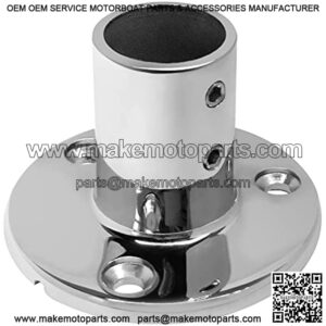Boat Rail Round Base 316 Stainless Steel Suit for Motorcycle Motorboat & Marine Parts (25mm)
