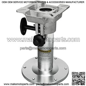 Leader Accessories Aluminum Adjustable Height Locking Boat Seat Pedestal