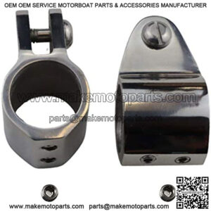 EZ-Xtend Bimini Top Jaw Slide Marine 316 Stainless Steel 2PC - HD Double Set Screws for Securing Bimini Top Frame. Double Holding Power for Optimal Safety. 7/8" or 1" Sizes.