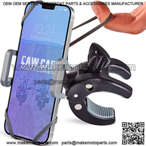 Metal Bike & Motorcycle Phone Mount - The Only Unbreakable Handlebar Holder for iPhone, Samsung or Any Other Smartphone. +100 to Safeness & Comfort