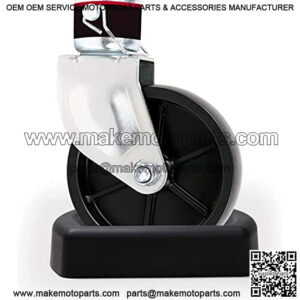 Wheel Chock, Reinforced Rubber Jack Caster Wheel Dock for Caravans and Trailers