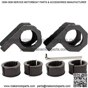 House Tuning Led Light Bar Clamps 1.25 inch -Pack 4,Tube Clamp Mount kit 1-1/4 Bar Clamp Brackets for Motorcycle ATV UTV Trucks Boat Fog Light Mount (1.25" -Clamp Mount Kit)