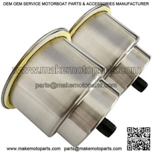 2PCS Stainless Steel Cup Drink Holder with Drain Marine Boat Rv Camper