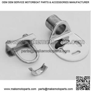 Stainless Steel Antenna Rail Mount for 7/8", 1" Round or Square