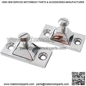 Mirror Polished Grade 316 Stainless Steel Bimini Boat Top Side Mount Deck Hinge Fitting Hardware