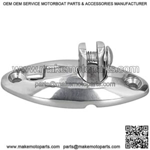 Deck Hinge, Boat 360 Degrees 316 Stainless Steel Swivel Deck Hinge Bimini Top Deck Hinge for Yacht Boat/Yacht Spare Parts