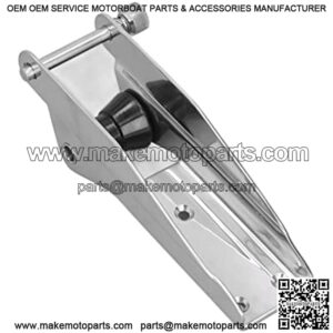 Boat Anchor Roller, 230mm Anchor Roller Spring Loaded Pin 304 Stainless Steel Black Nylon Fairlead for Boats Yacht Boat/Yacht Spare Parts