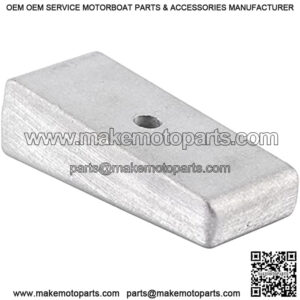 Outboard Anode, 30 300 HP Boat Mariner Outboard Aluminum Alloy Anode Plate 826134 826134Q Fit for Force 90/120 HP, MerCruiser Alpha One Gen II Boat/Yacht Spare Parts
