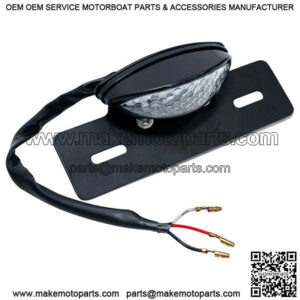 Golf Cart License Plate Holder With LED Illumination