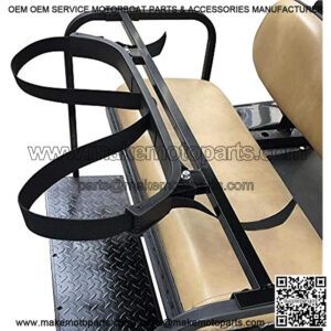 Supermotorparts Universal Golf Cart Rear Seat Bag Holder Attachment Bracket for EZGO Yamaha Club Car