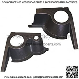 Revenge Golf Cart Parts & Accessories Golf Cart Speaker Pod Kit Set of 2 Black ABS for EZGO TXT Golf Cart Fits 1994-2013