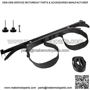 Golf Cart Bag Holder Bracket Attachment for Rear Seat - Fits EZGO Club Car Yamaha - No Drilling Required/Easy Disassemble Design