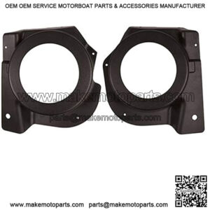 Revenge Golf Cart Parts & Accessories EZGO RXV Golf Cart Speaker Pod Kit Set of 2 Black ABS 2008 & Up