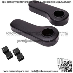 Golf Cart Rear Seat Arm Rests | No Drilling Required, Universal Arm Rest Fits on EZGO, Club Car, Yamaha Golf cart with Rear seat