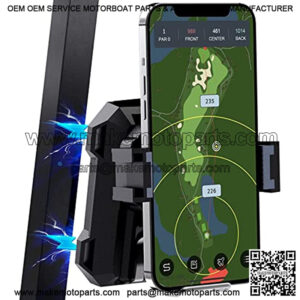 Golf Cart Phone Holder,Record Golf Swing for Golf Training Aid and Correct Your Swing Posture,Golf Cart Accessories with Bluetooth Wireless Remote,Golf Gifts for Men/Women