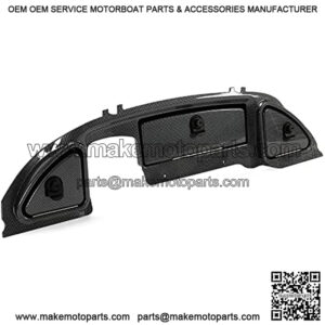 Dash Cover Compatible with 2008.5-Up Club Car Precedent Tempo Onward Golf Cart Carbon Fiber Three Door Dashboard Cover Dash Cap