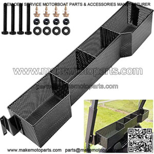 Club Car Front Basket Dash Storage Tray Organizer for Precedent 2004-up/Tempo Golf Cart - One Piece Solid Design