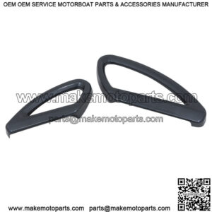 Carbon Fiber Seat Rail Cover for Club Car Precedent Golf Cart - Fits 2008 and up