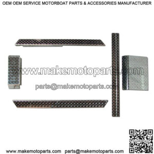Club Car DS Golf Cart Diamond Plate Combo Accessory Kit