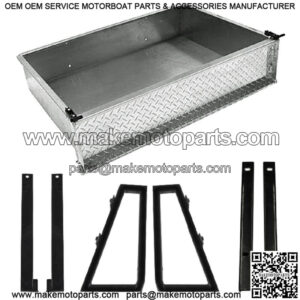 Aluminum Cargo Box Kit for Yamaha Drive2 (2017-Up) Golf Cart Models