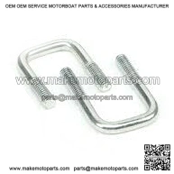 Snowplow center installation kit ATV 106020 Polaris-US 5/16-18 thread U-shaped screw-59.5 high