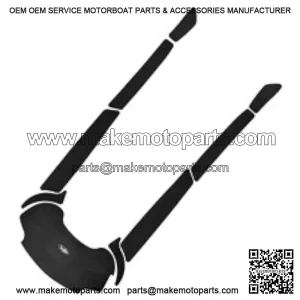 BlackTip Jetsports Traction Mats for Yamaha 2009-2016 FZR/FZS / 2009-2011 FX (All) / 2008-2011 FX SHO (Black Wishbone)