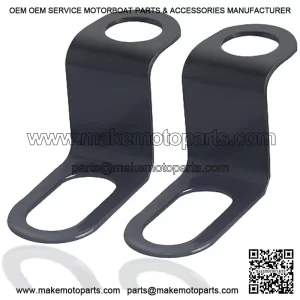 2PCS Motorbike Lights Mounting Brackets,Black Stainless Steel Motorcycle Turn Signals Holder Fits ATV Dirt Bike Scooter Electric Motorbike,Compatible with Suzuki Harley Honda Kawasaki