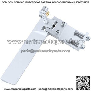 Aluminum 95mm Long RC Boat Rudder with Water Pickup Absorbing Steering for Electric / Gas Power Remote Control Model Parts CNC