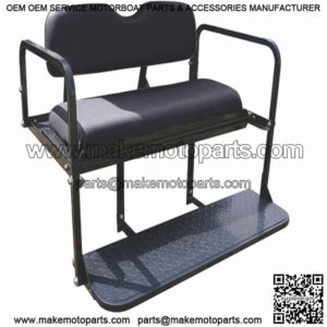 Rear Seat Kit- Black for EZGO TXT Golf Carts 1995+