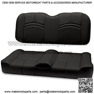 MODZ  FS1 Custom Golf Cart Front Seat for EZGO TXT - [1995-Up] - Black Base - No Pattern