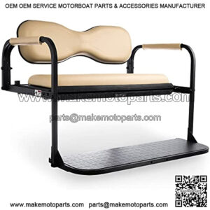 Golf Cart King MODZ Flip4 Club Car Precedent Golf Cart Rear Seat Kit - Beige