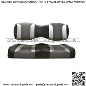 Golf Cart Rear Seat Covers for Genesis 250/300 - Black/Gray
